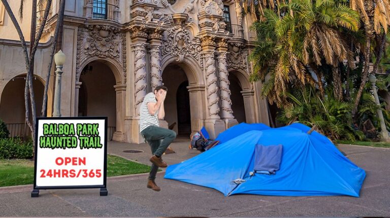Balboa Park Haunted Trail Halloween event San Diego