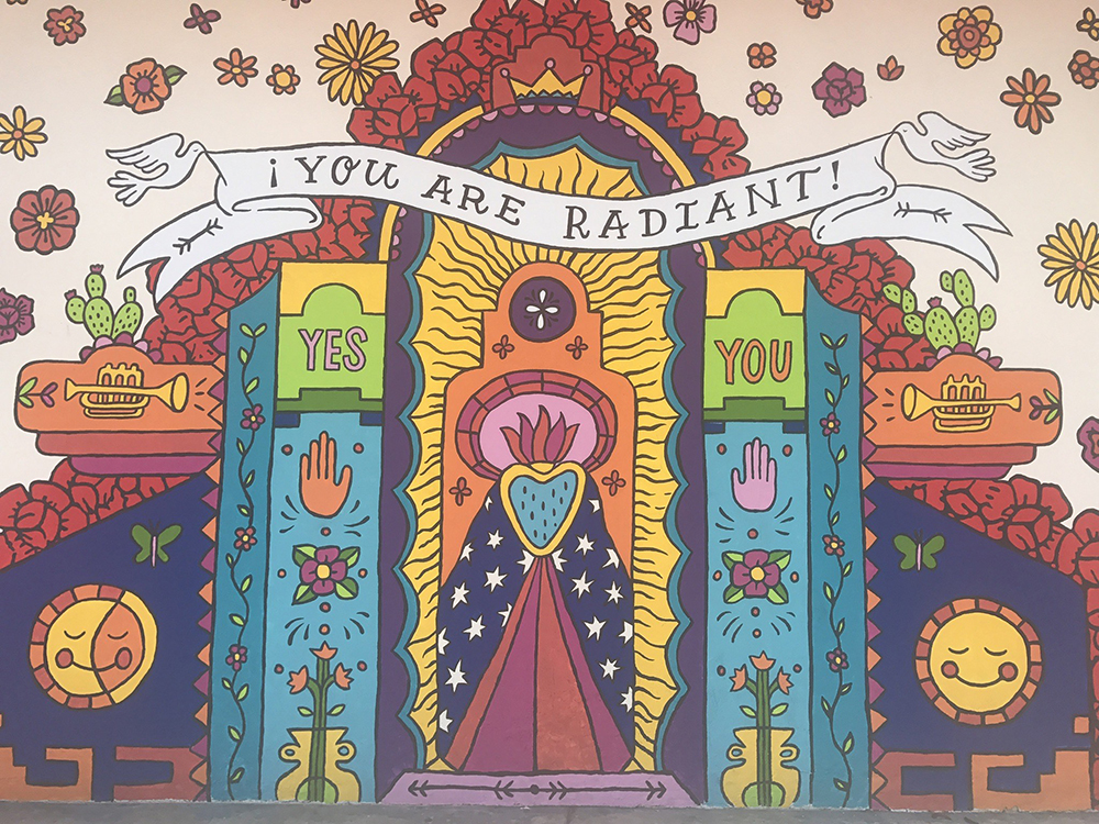 A wall mural in North Park