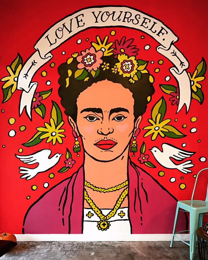 North Park Mural of Frida Kahlo 